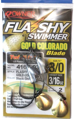Owner Flashy Swimmer Beast offset koukku 2kpl