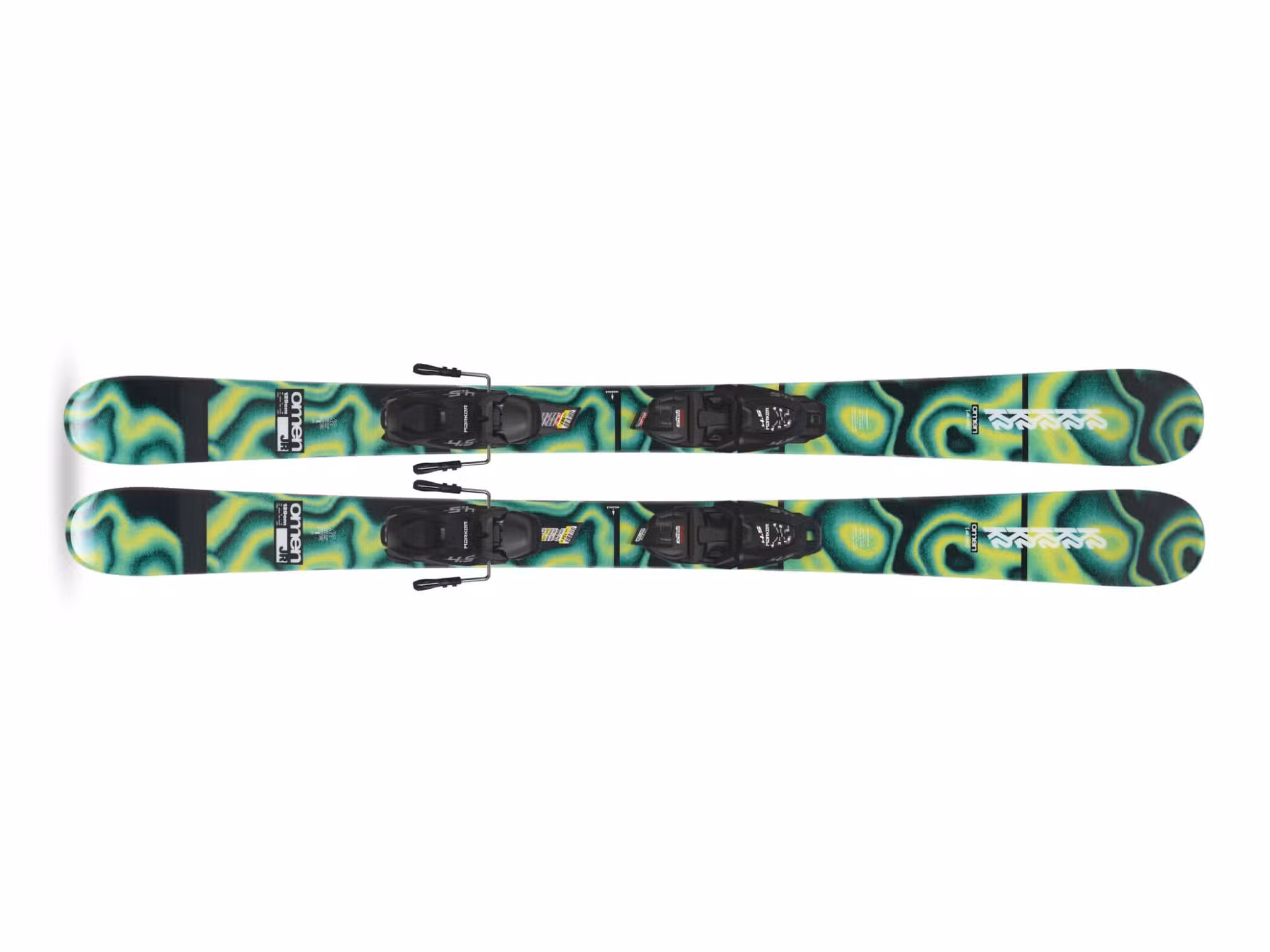 K2 Omen Jr Nuorten twintip laskettelusukset + siteet