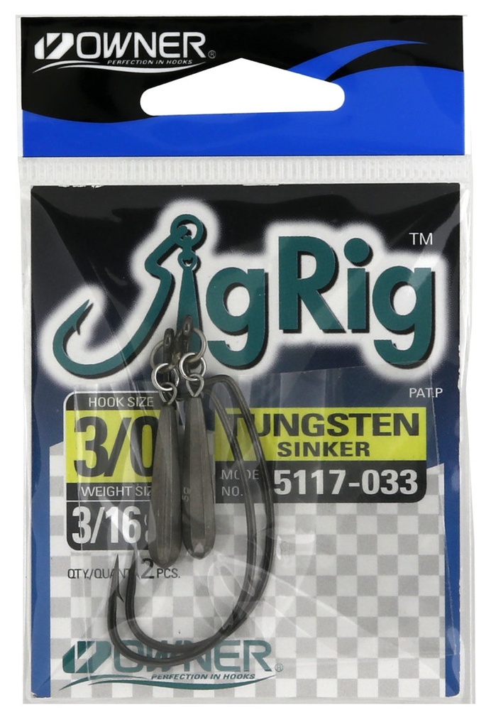 Owner Jig Rig jigikoukku voframipainolla