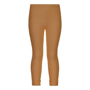 METSOLA rib-leggings - ruskea