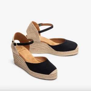 Unisa - Ana Mokka Espadrillo Black