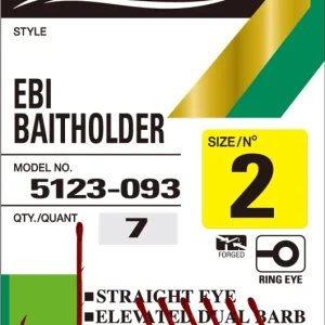 Owner 5123 Ebi Baitholder punainen onkikoukku