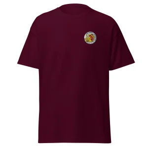 T-Paita SF-Caravan Helsinki "The Oldest Caravan Club" brodeeratulla logolla, Unisex-malli