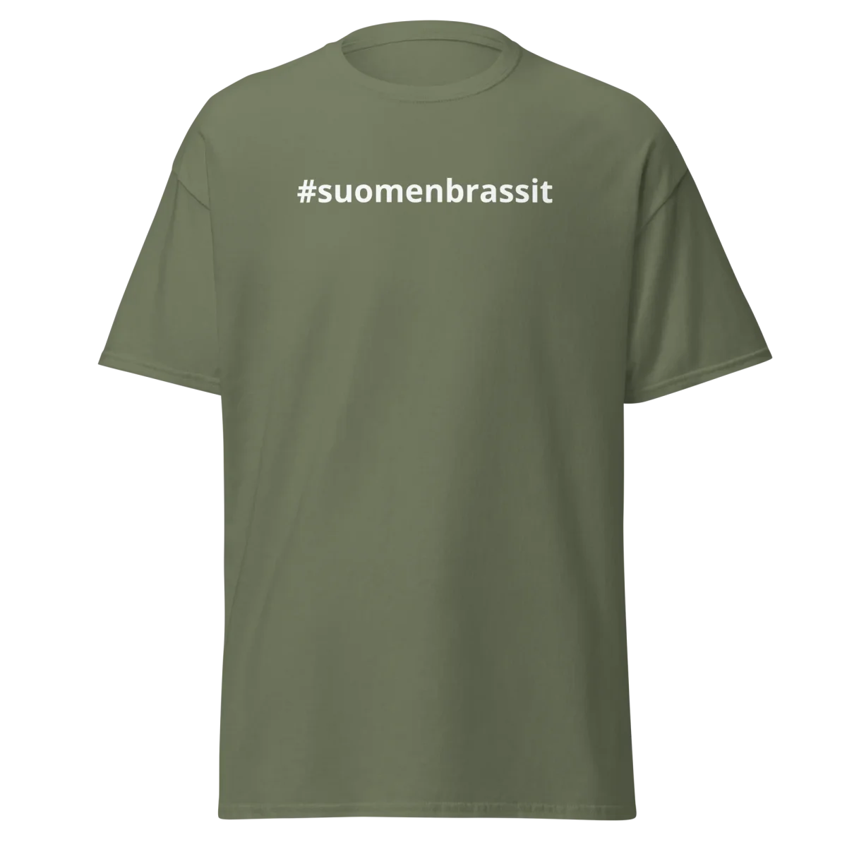 T-Paita #suomenbrassit -tekstillä, Unisex-malli, useita värejä - Image 9