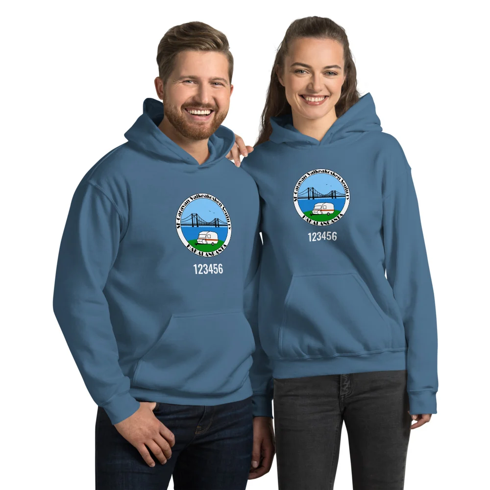 Unisex Huppari SF-Valkeakosken seutu logolla ja personoinnilla - Image 6