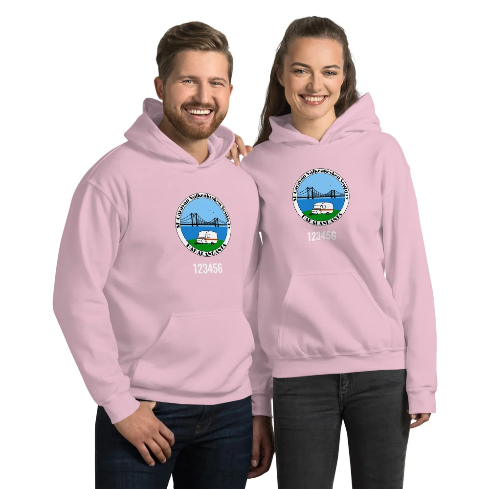 Unisex Huppari SF-Valkeakosken seutu logolla ja personoinnilla - Image 8