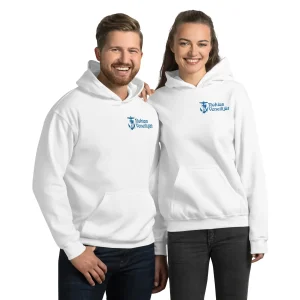 Lämmin ja pehmeä Unisex-huppari Nokian Veneilijät -logolla