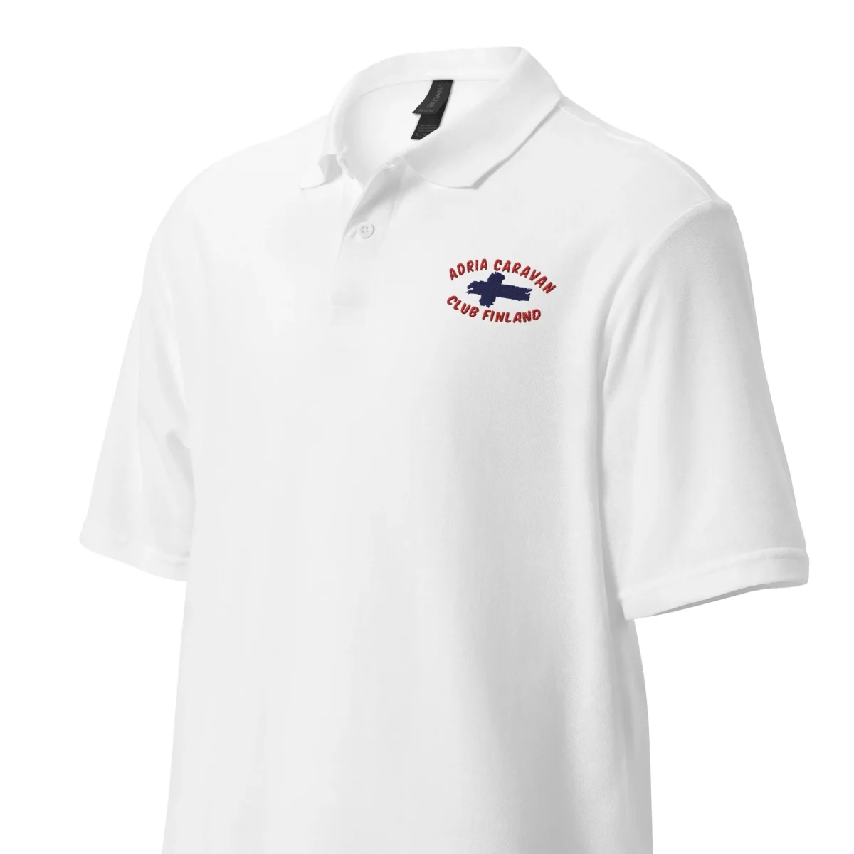 Unisex pikee-paita brodeeratulla Adria Club Finlandin logolla - Image 3
